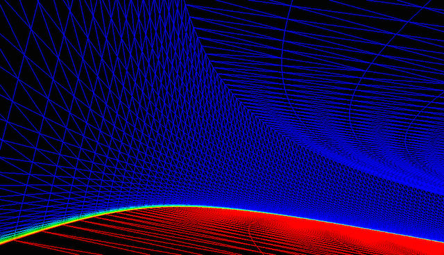 Inner view of a discoid mesh
